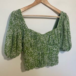 Abercrombie & Fitch floral blouse size small